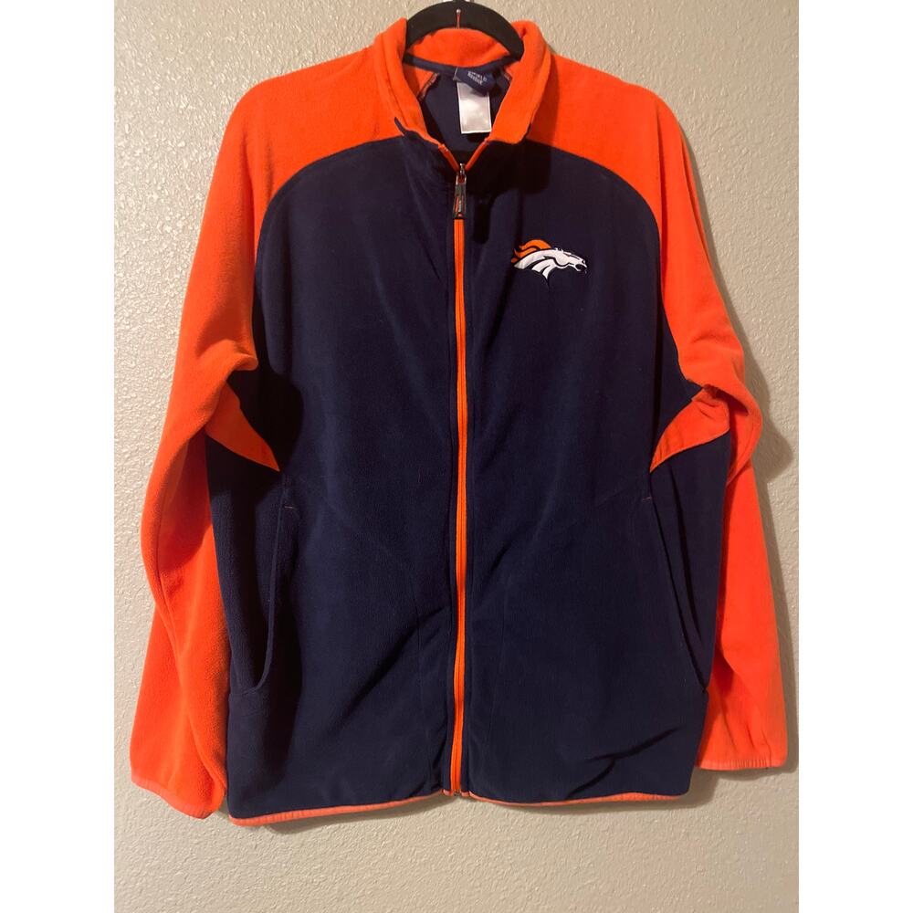 Denver Broncos men’s zip up sweatshirt size medium